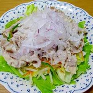 温野菜の冷しゃぶ